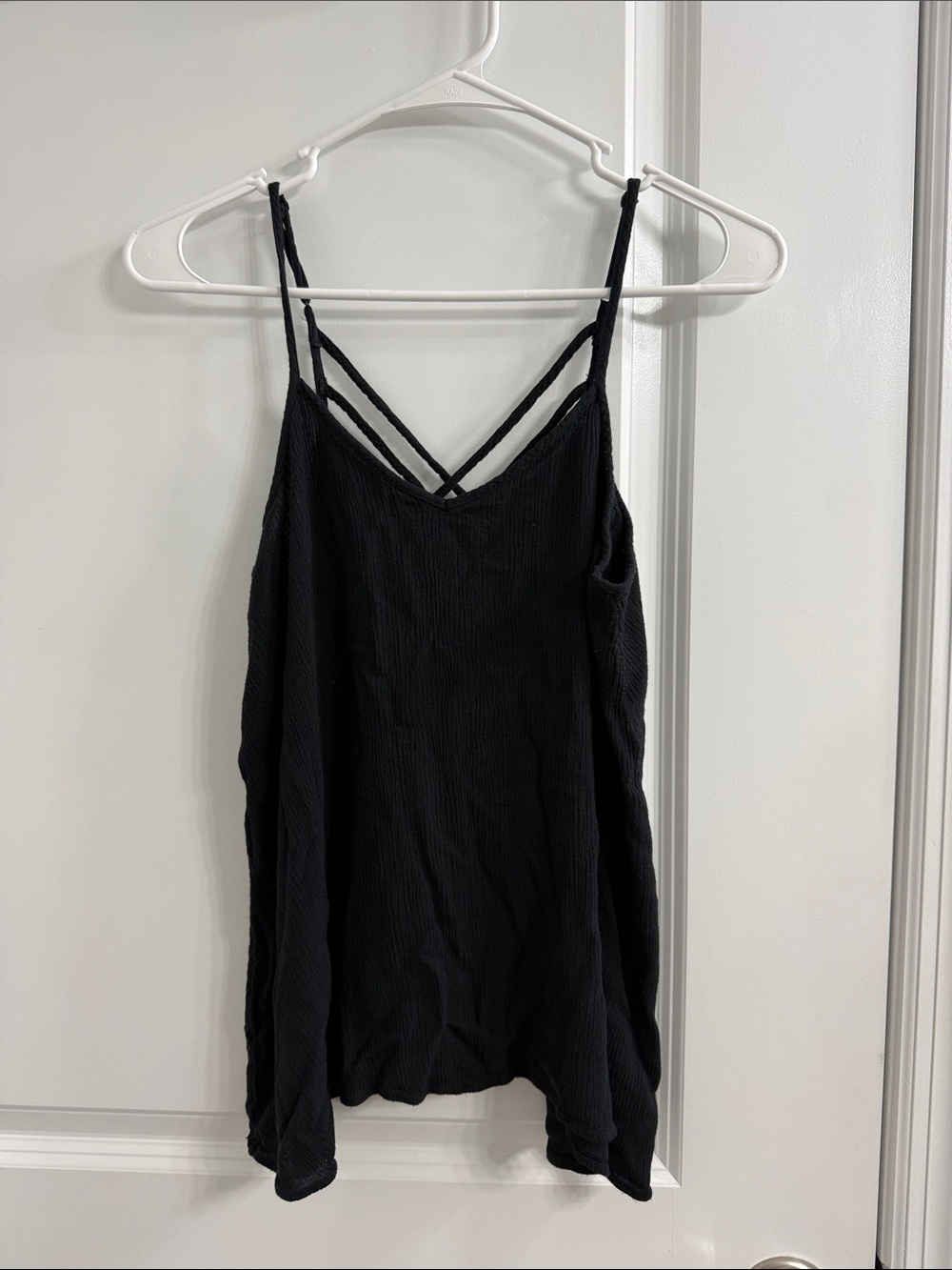 Mossimo Supply Co. Black Double-Strap V-Neck Cami
